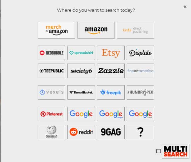 multisearch - Daniel Gaiswinkler - E-Commerce mit Print on Demand