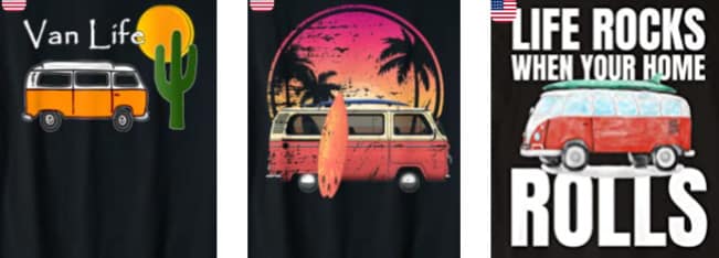 bully Daniel Gaiswinkler ECommerce mit Print on Demand VW Bully rejection