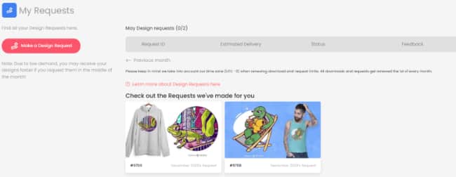 request - Daniel Gaiswinkler - E-Commerce mit Print on Demand Vexels Design Request