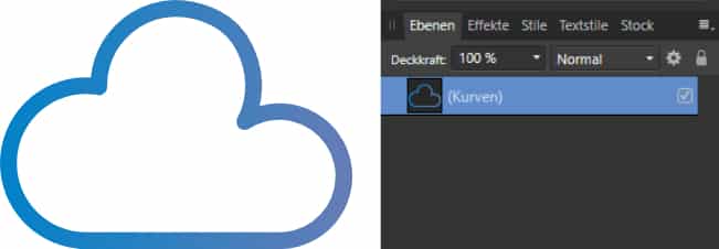 wolke - Daniel Gaiswinkler - E-Commerce mit Print on Demand Wolke Vektor Grafik