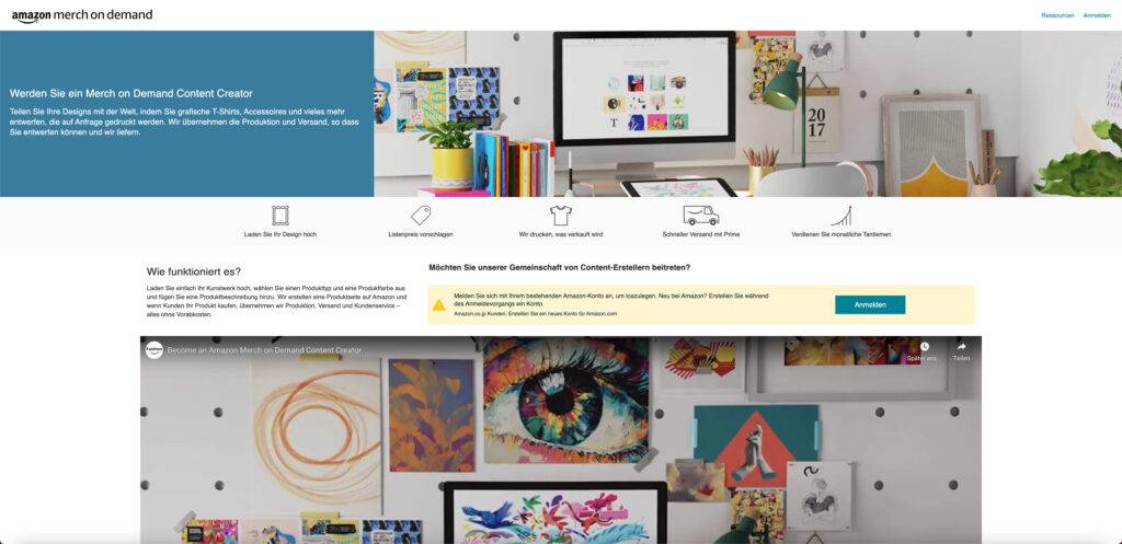 Amazon-Merch-on-Demand - Daniel Gaiswinkler - E-Commerce mit Print on Demand Geld verdienen mit dem Amazon Merch-on-Demand Programm